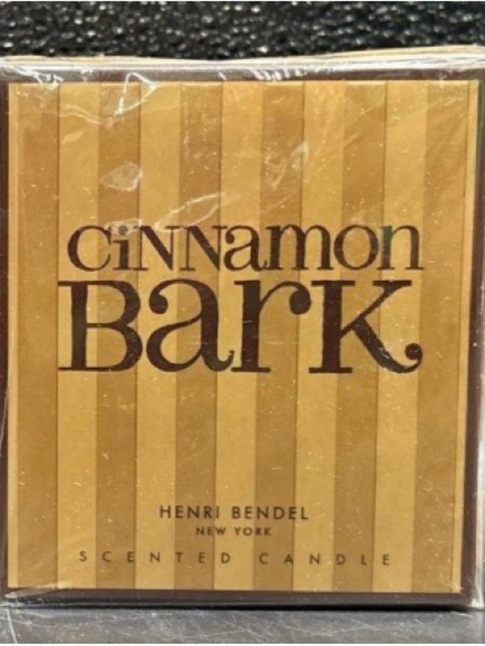 Henri Bendel Luxury Cinnamon Bark Scented Candle NIB Factory Sealed Rare VTG